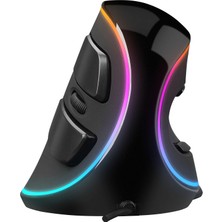 Rampage SMX-R618 Terrıfıc Siyah Ultra Rgb Efektli 4000DPI 6 Tuşlu Dikey Ergonomik Dikey Mouse