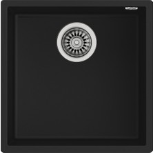 Teka SQUARE 40.40 TG BLACK Tezgahaltı Granit Eviye Siyah 40 cm 115230025