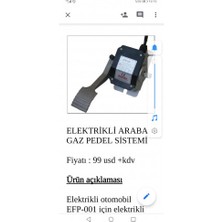 Cansın Motors Elektrikli Araba Gaz Pedalı