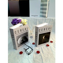 Lovely Book & Book Dekoratif Kutu Cereal Home Serisi 2'li Kitap Kutu Set