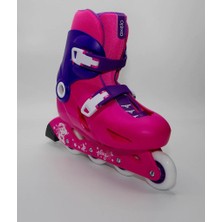 Oxelo Kız Çocuk Pateni Play Pembe Paten EN13843B EN71 Sertifikalı Oxelo Meridyendukkan