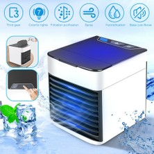 ZSSLD Taşınabilir Hava Soğutucu Fan Mini USB Işık Fan Klima Nemlendirici Arıtma Masaüstü Hava Soğutma Fanı Ofis Home | Fanlar