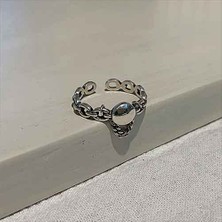 Tonstyle TS001298   Sallantılı Halka 925 Ayar Gümüş Kadın Yüzük