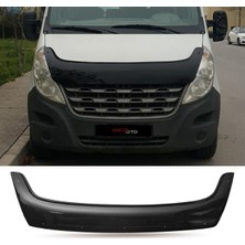 MKG Renault Master 2010-2014 Ön Kaput Koruyucu Rüzgarlığı Piano Black 3.2 mm Kalın Plastik