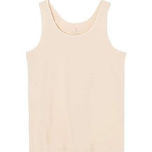 Çift Kaplan Kaşkorse Saten Biyeli Kalın Askı Bayan Atlet