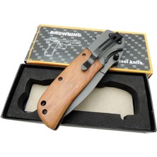 Browning Marka 22,5 cm Çakı Metal Çakmak ve Tesbih ile