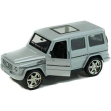 Erzi Metal Mercedes G63 Çek Bırak Model Araba Gri 12 cm