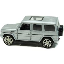 Erzi Metal Mercedes G63 Çek Bırak Model Araba Gri 12 cm