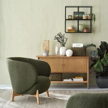 Merzana Modern Duvar Rafı, 60*60 cm Metal Raf