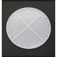 Hobizubi 4'Lü Bardak Alti Reçine Epoksi Kalıp -Kod:225