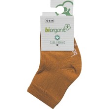 Bibaby Biorganik Simple Bebe Çorap 68368 Hardal