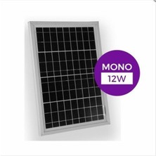 Lexron 12 Watt Monokristal Güneş Paneli