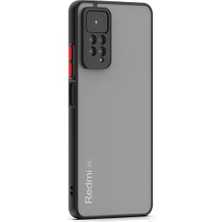 MTK Moveteck Xiaomi Redmi Note 11 Pro 5g Uyumlu Kamera Lens Korumalı Arkası Mat Silikon Tuşları Renkli Military