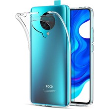 Ekolaks Xiaomi Redmi K30 Pro Kılıf Crystal Clear Liquid Soft Transparent Şeffaf Ince Silikon