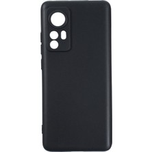 Microcase Xiaomi 12 Elektrocase Serisi Silikon Kılıf - Siyah