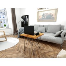 INTERBUILD REAL WOOD Acacia Fj Düz KENAR,711X711X26MM, 3'lü Paket, Altın Tik