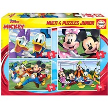 Educa Çocuk Puzzle 20 40 60 80 Parça Mickey ve Arkadaşları 18627