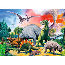 Ravensburger Çocuk Puzzle 100 Parça Dinozorlar 109579