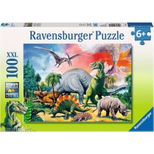 Ravensburger Çocuk Puzzle 100 Parça Dinozorlar 109579