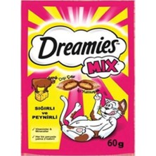 Dreamies Biftek ve Peynirli Mix Kedi Ödülü 60 gr