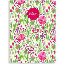 Pink Green Passion Noktalı Sayfa Terzi Dikiş Defter A5