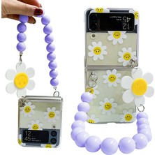 Mrayaki Samsung Galaxy Z Flip 3 5g 2021 Case İçin Ring ile Kılıf, Stand, Koruyucu Kapak (Yurt Dışından)