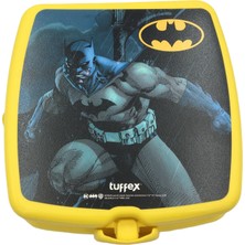 Tuffex Batman Kilitli 4 Bölmeli Beslenme Kutusu Çocuk Kahvaltı Öğrenci Okul Piknik Yemek Koyma Çantası