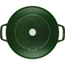 Staub La Cocotte 24 cm Chistera Fesleğen Renk Döküm Demir Sote Tenceresi