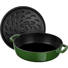 Staub La Cocotte 24 cm Chistera Fesleğen Renk Döküm Demir Sote Tenceresi