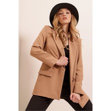 Hakke Zara Sivri Yaka Astarsız Ceket