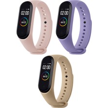 Hoffice Xiaomi Mi Band 3 ve Mi Band 4 Uyumlu Yüksek Kalite Silikon Kordon Seti