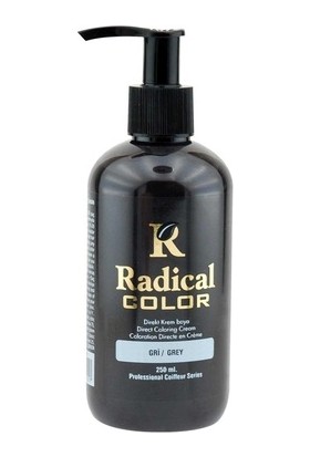 Radical Color Su Bazlı Saç Boyası 250 Ml Gri