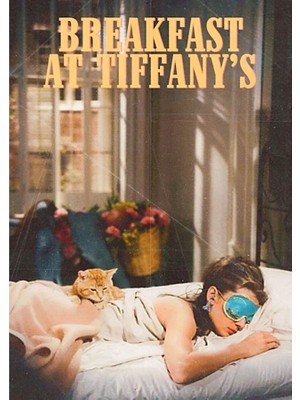 Tarzz Breakfast At Tiffany's 1961 Vintage Tablo Ahşap Poster Dekoratif