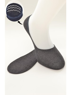 Ekmen Erkek Düz Renk Kaymaz Slikon Bantlı Babet