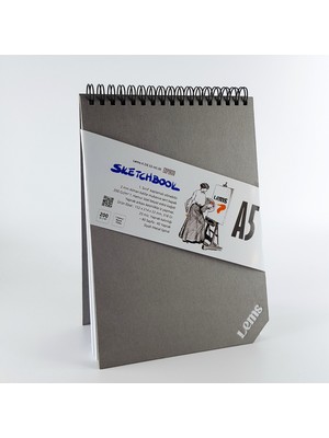 Lems Experto A5 Sert Kapak Sketchbook 200 Gr 80 Sayfa Eskiz Defteri Ölçü 152 x 224 mm