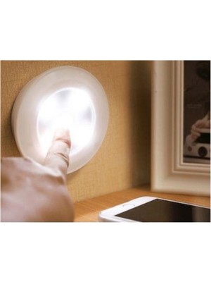 Pazariz Uzaktan Kumandalı LED Spot Lamba Güçlü Işık 3'lü Set