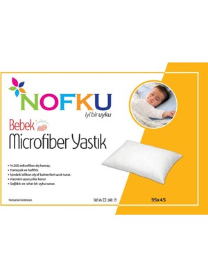 Nofku Bebe Microfiber Yastık 35 x 45 cm