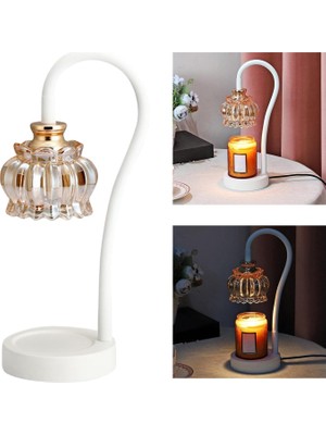 Beverly Erime Balmumu Lamba Mum Isıtıcı Top Aşağı Brülör Nightlight Masaüstü Dekor Için Beyaz (Yurt Dışından)