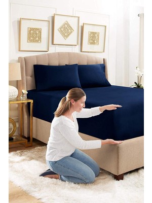 Evve Home Lastikli Çarşaf  Penye