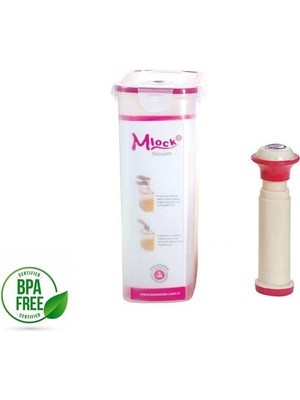 Geseus Moon Star Mlock Vakumlu Saklama Kabı 4,5 Lt+ POMPA-MVB-191