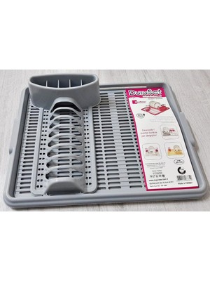 Geseus Moonstar Hareketli Tabaklık Bulaşık Durulama Seti GRI-720