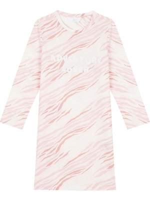 Penti Çok Renkli Kız Çocuk Zebra Gecelik