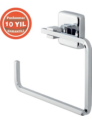 Çelik Banyo KU10-008 Paslanmaz Pirinç Kumru Kare Havluluk