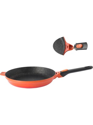 Berghoff Gem Stay Cool Soft Orange Saplı Tava 28 cm