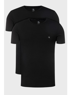 Calvin Klein Pamuklu Regular Fit 2 Pack T Shirt Erkek T Shirt 000NB2221A 001