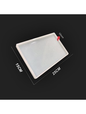 Hobizubi Tepsi Reçine Epoksi ve Beton Kalıbı -Kod:202