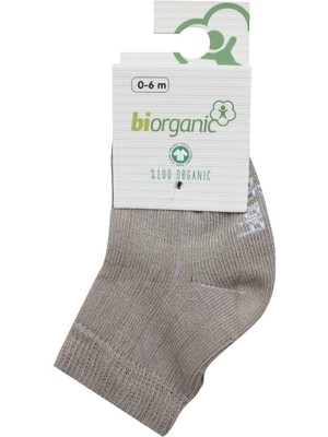 Bibaby Biorganik Simple Bebe Çorap 68368 Bej