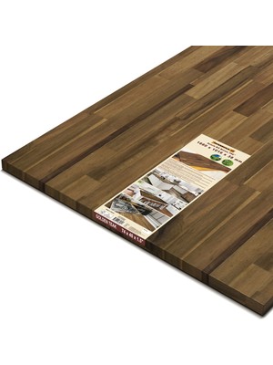 INTERBUILD REAL WOOD Akasya B/c Panel, 1880X1016X38 Mm, Kahverengi