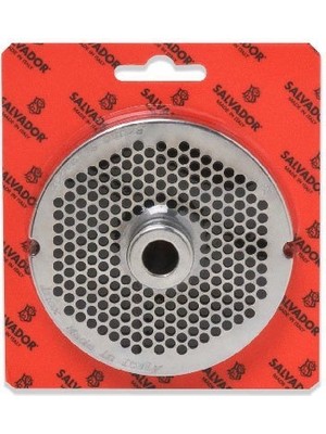 Salvador Inox Paslanmaz Kıyma Makinesi Aynası, Ağızı 12 No - 8 mm