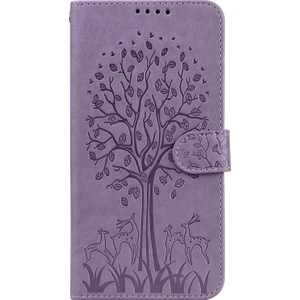 Xiaomi Redmi İçin Deri Kılıf Not 10 Pro / Not 10 Pro Max Mor (Yurt Dışından)